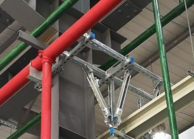 通川该抗震支架的整体式支吊架结构协调性好